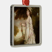 Julia Keathberry Silbernes Ornament (Rechts)