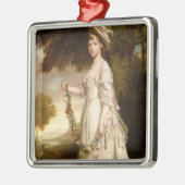 Julia Keathberry Silbernes Ornament (Links)