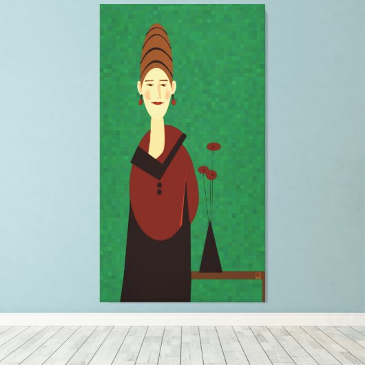 Julia Leinwanddruck (Insitu (Holzboden))