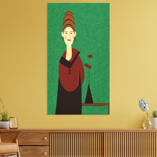 Julia Leinwanddruck (Insitu (Wohnzimmer))