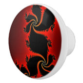 Julia Mandelbrot Abstrakt Fraktal Art I Keramikknauf (Rechts)