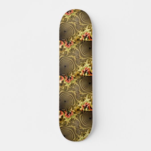 Julia Mandelbrot Cool Fraktal Skateboard (Vorne)