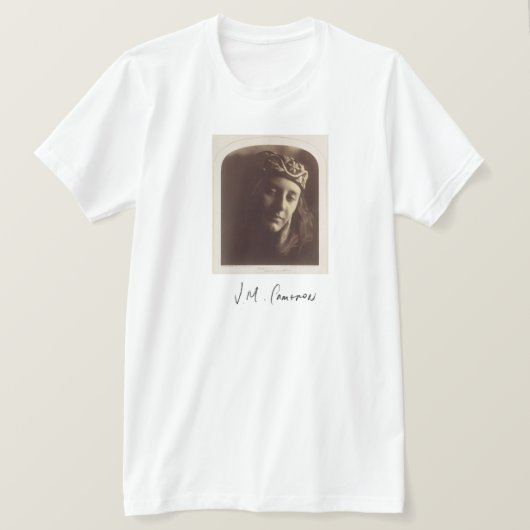 Julia Margaret Cameron: Zoe Maid von Athen T-Shirt (Design vorne)