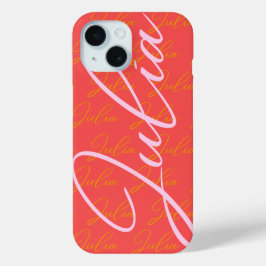 Julia Name Design Pattern Case-Mate iPhone Hülle