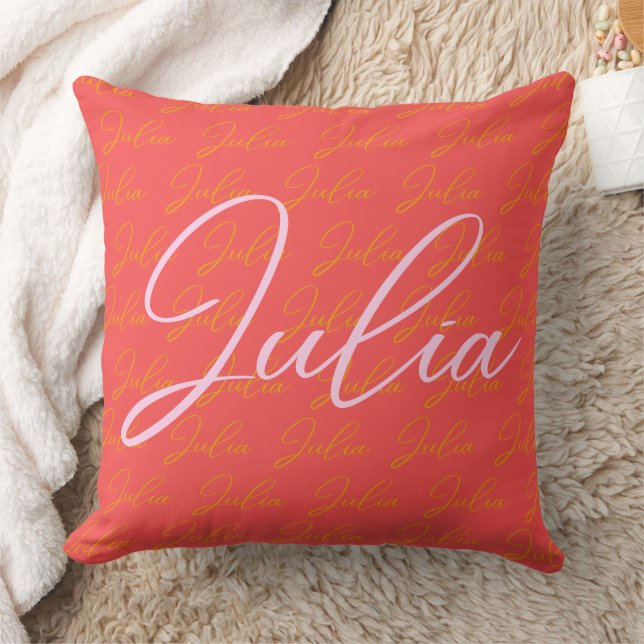 Julia Name Design Pattern Kissen (Decke)