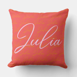 Julia Name Design Pattern Kissen