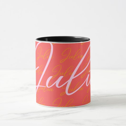Julia Name Design Pattern Tasse (Zentrum)