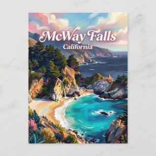 Julia Pfeiffer Burns Kalifornien Postkarte