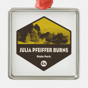 Julia Pfeiffer Burns Staat Park California Ornament Aus Metall