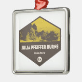 Julia Pfeiffer Burns Staat Park California Ornament Aus Metall (Links)