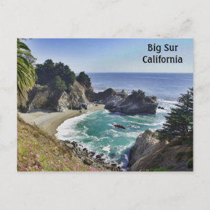 Julia Pfeiffer Staat Park-Big Sur Postcard Postkarte