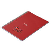 Julia Red Notizblock (Linke Seite)