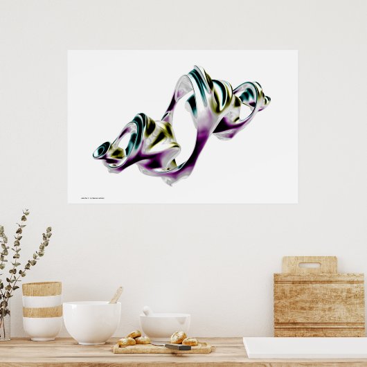 Julia Set II Poster (Küche)