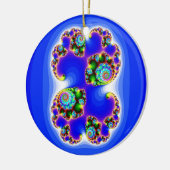 Julia-Set Mandelbrot Set-Fraktal-Geometrie Keramik Ornament (Links)