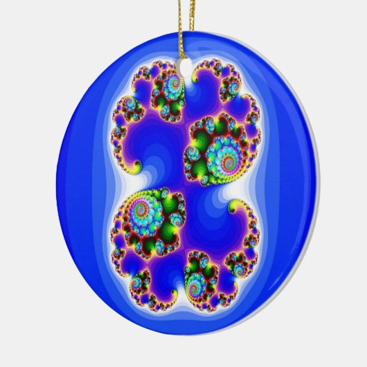 Julia-Set Mandelbrot Set-Fraktal-Geometrie Keramik Ornament (Links)