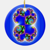 Julia-Set Mandelbrot Set-Fraktal-Geometrie Keramik Ornament (Hinten)