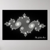 Julia Set (Negativ) Poster (Vorne)