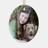 Julia- u. Stechpalmen-Verzierung T Keramik Ornament (Rechts)