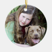 Julia- u. Stechpalmen-Verzierung T Keramik Ornament (Vorne)