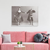 Julia und Felix Kschessinsky im Mazu Leinwanddruck (Insitu (Wohnzimmer))