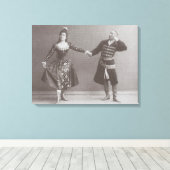 Julia und Felix Kschessinsky im Mazu Leinwanddruck (Insitu (Holzboden))