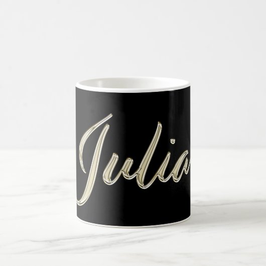 Julia white gold Handwriting Tasse Kaffeetasse (Mittel)
