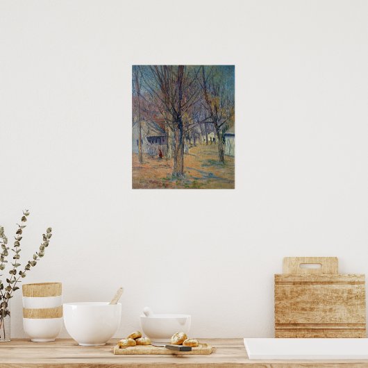 Julian Alden Weir Connecticut Village Poster (Küche)