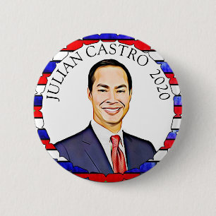 Julian Castro für die Unterstützung der Präsidents Button