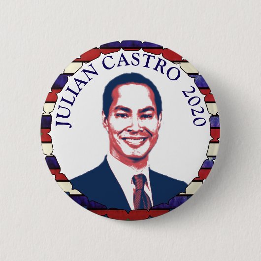 Julian Castro für die Unterstützung der Präsidents Button (Vorderseite)