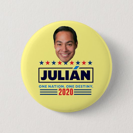 Julian Castro für Präsident 2020 Button (Vorderseite)