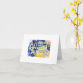 Julian of Norwich quote Karte (Gelbe Blume)