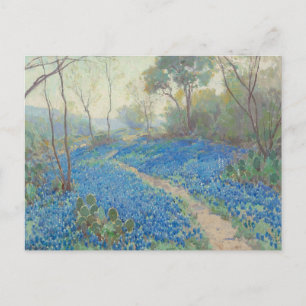 Julian Onderdonk - Ein Hügel voller Blauescheinen Postkarte