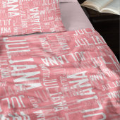 Juliana individuelle Name Moderne Typografie Fleecedecke
