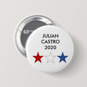 Julianische Castro 2020 Präsidentenknopf Button (Vorne & Hinten)