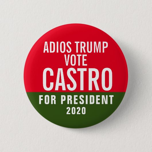 Julianischer Castro für Präsidenten 2020 Button (Vorderseite)