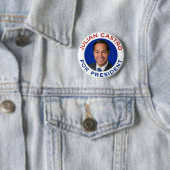 Julianischer Castro für Präsidenten Button (Beispiel)