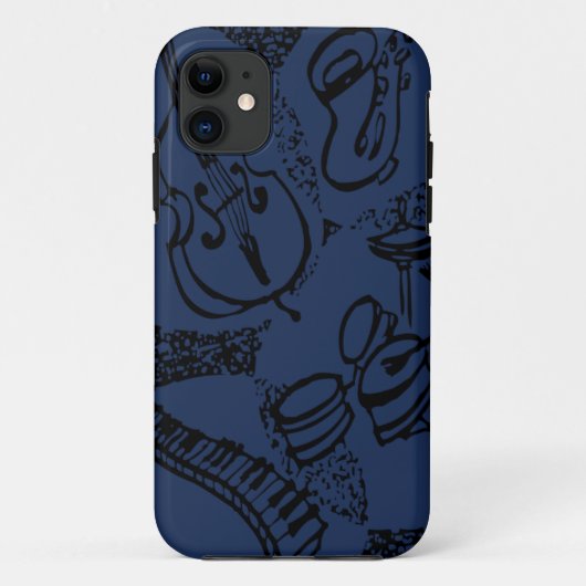 Julianisches iJazz Thema Case-Mate iPhone Hülle (Rückseite)