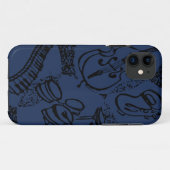 Julianisches iJazz Thema Case-Mate iPhone Hülle (Rückseite (Horizontal))