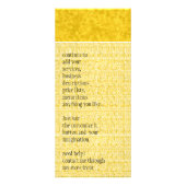 Julianna Gestell-Karte Werbekarte (Hinten)