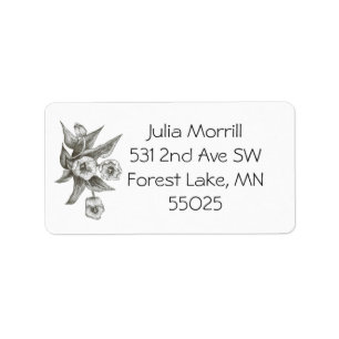 Julias Adresse Labels Adressaufkleber