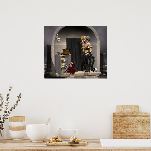 "Julias Puppentheater" - Poster (Küche)