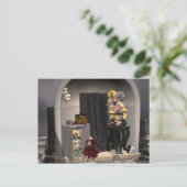 "Julias Puppentheater" - Postkarte (Stehend Vorderseite)