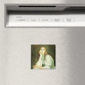 Julie Daydreaming (Schöne junge Frau) Magnet (In Situ (Geschirrspüler))