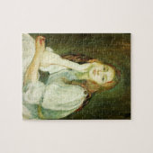 Julie Daydreaming (Schöne junge Frau) Puzzle (Horizontal)