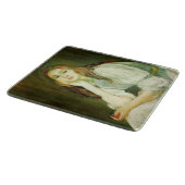 Julie Daydreaming (Schöne junge Frau) Schneidebrett (Ecke)