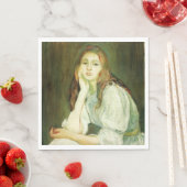 Julie Daydreaming (Schöne junge Frau) Serviette (Beispiel)