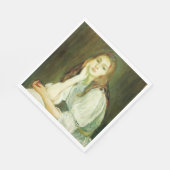 Julie Daydreaming (Schöne junge Frau) Serviette (Ecke)