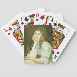 Julie Daydreaming (Schöne junge Frau) Spielkarten