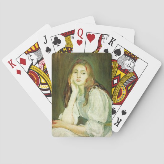 Julie Daydreaming (Schöne junge Frau) Spielkarten (Rückseite)