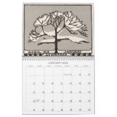 Julie de Graag Art Nouveau Holzschnitzereien nach  Kalender (Jan 2026)